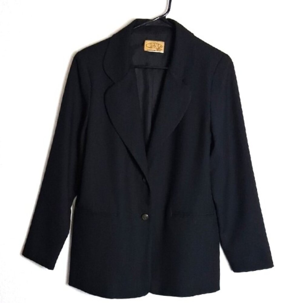 24K Classic Black Blazer size 10